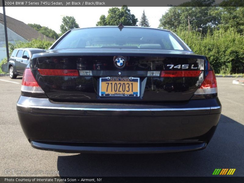 Jet Black / Black/Black 2004 BMW 7 Series 745Li Sedan