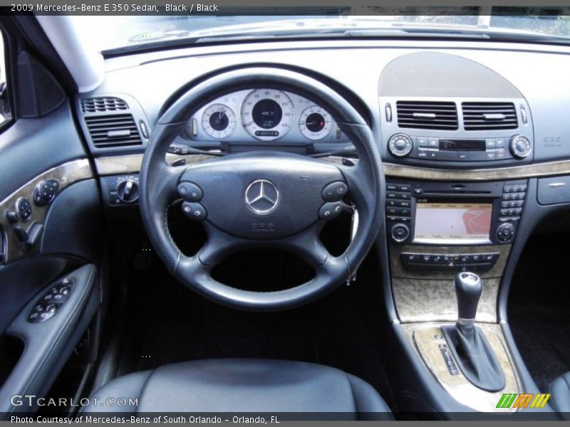 Black / Black 2009 Mercedes-Benz E 350 Sedan