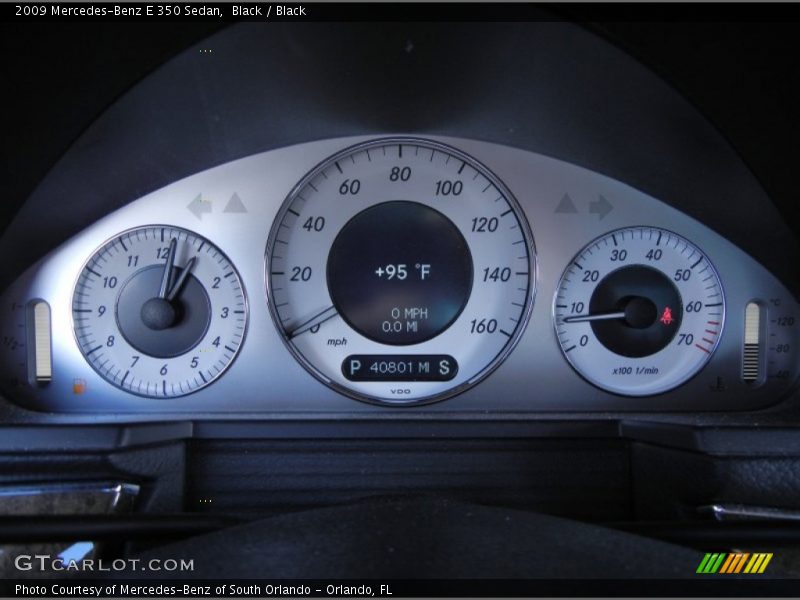 Black / Black 2009 Mercedes-Benz E 350 Sedan