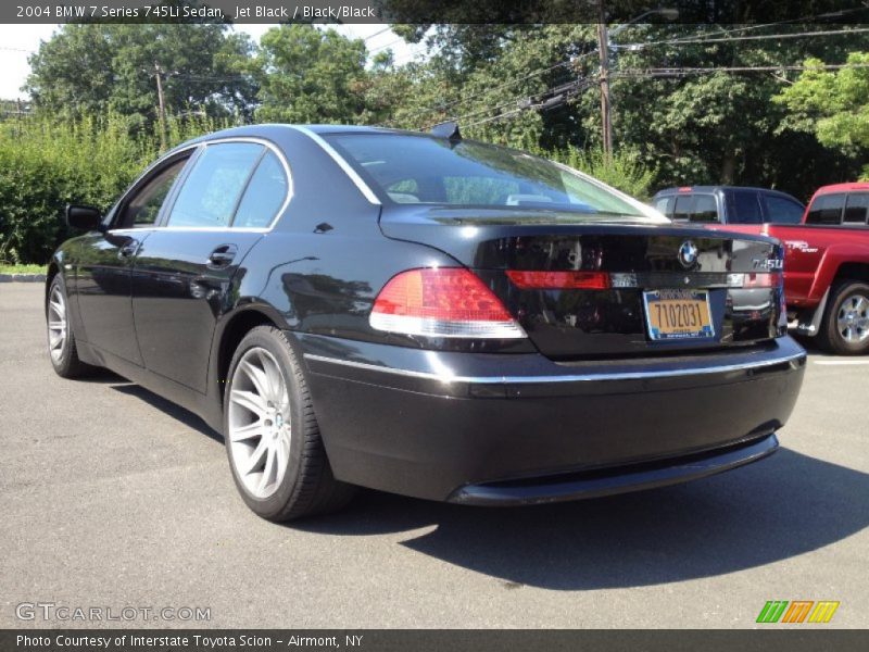 Jet Black / Black/Black 2004 BMW 7 Series 745Li Sedan
