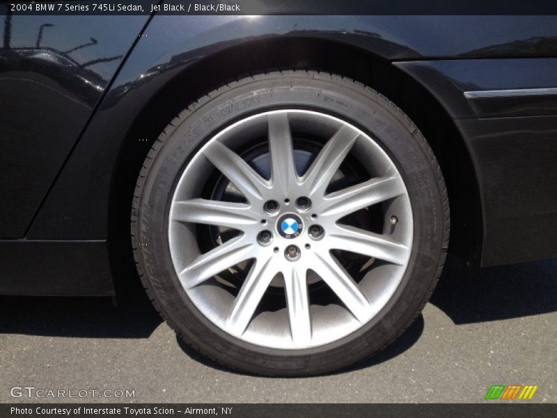 Jet Black / Black/Black 2004 BMW 7 Series 745Li Sedan