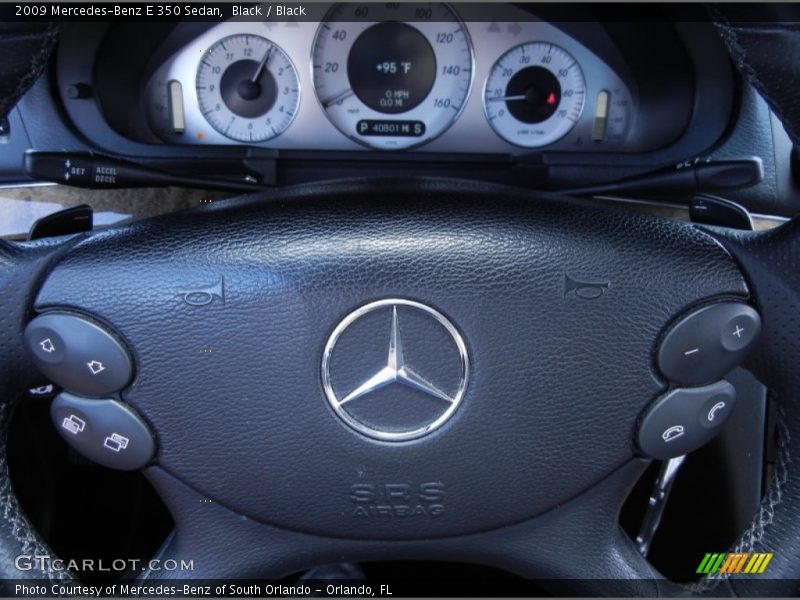 Black / Black 2009 Mercedes-Benz E 350 Sedan