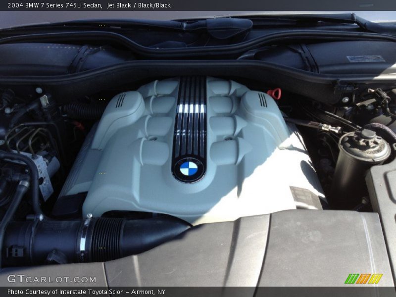 Jet Black / Black/Black 2004 BMW 7 Series 745Li Sedan