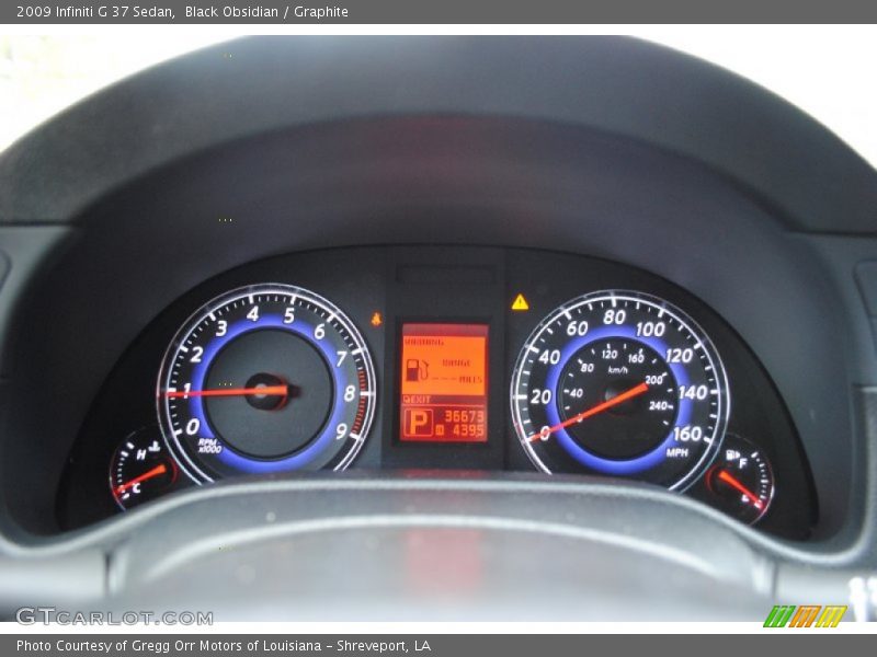  2009 G 37 Sedan 37 Sedan Gauges