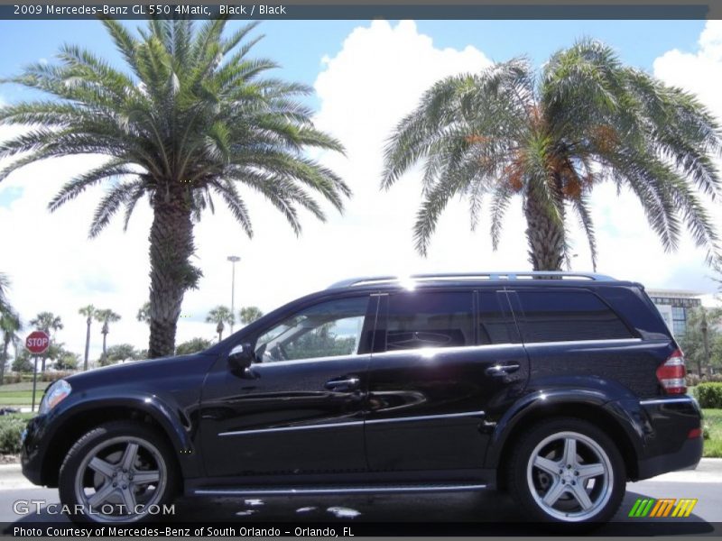 Black / Black 2009 Mercedes-Benz GL 550 4Matic