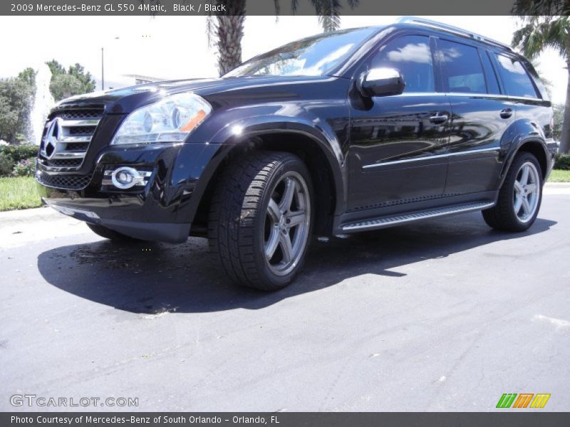 Black / Black 2009 Mercedes-Benz GL 550 4Matic