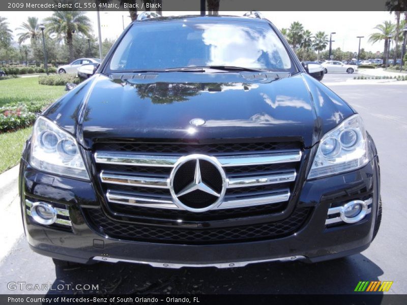 Black / Black 2009 Mercedes-Benz GL 550 4Matic