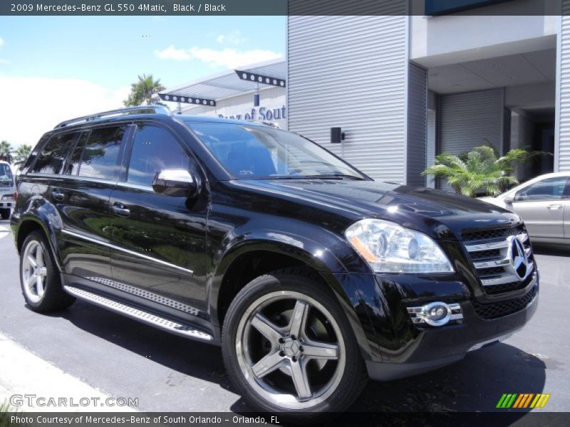 Black / Black 2009 Mercedes-Benz GL 550 4Matic