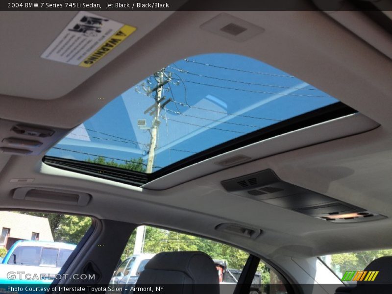 Jet Black / Black/Black 2004 BMW 7 Series 745Li Sedan