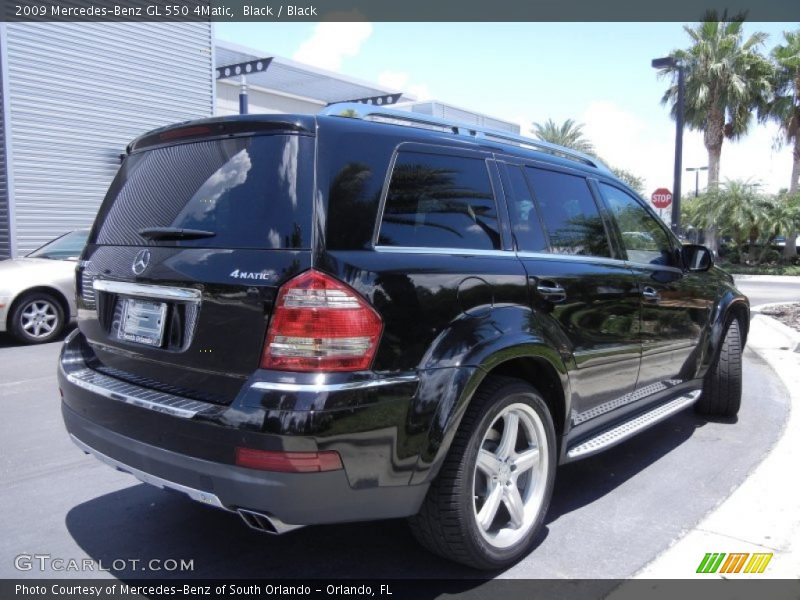 Black / Black 2009 Mercedes-Benz GL 550 4Matic