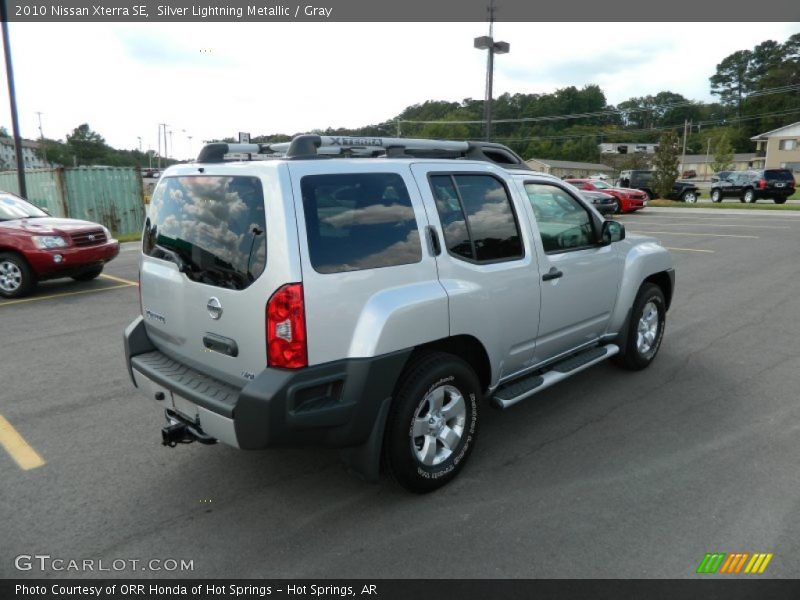 Silver Lightning Metallic / Gray 2010 Nissan Xterra SE