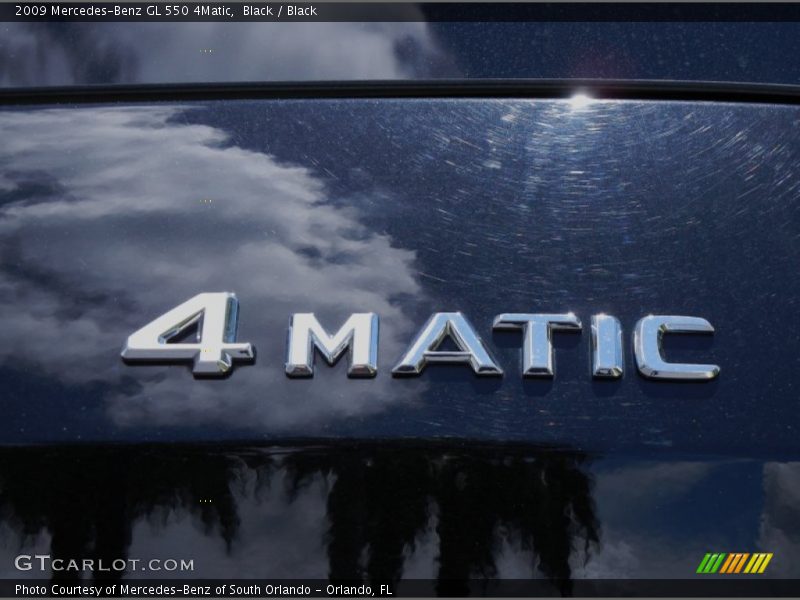 Black / Black 2009 Mercedes-Benz GL 550 4Matic