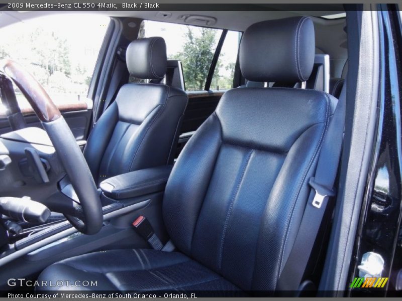 Black / Black 2009 Mercedes-Benz GL 550 4Matic