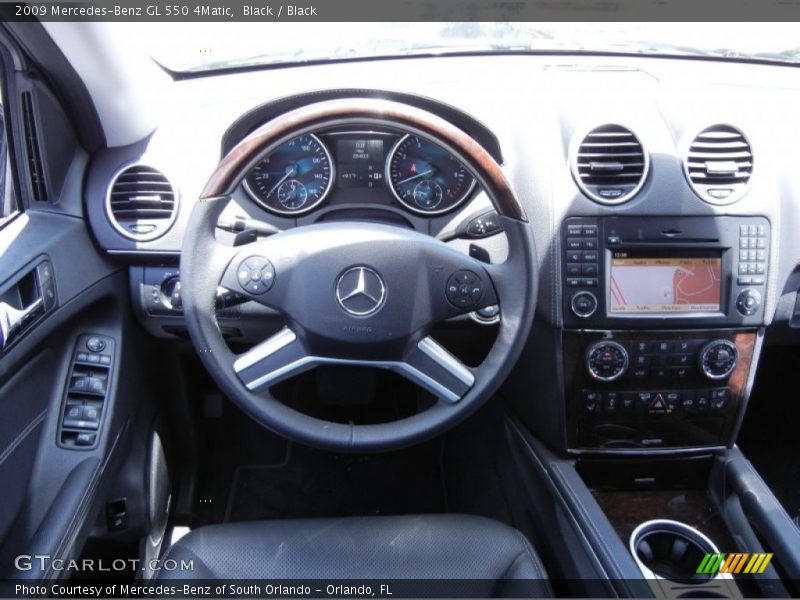 Black / Black 2009 Mercedes-Benz GL 550 4Matic