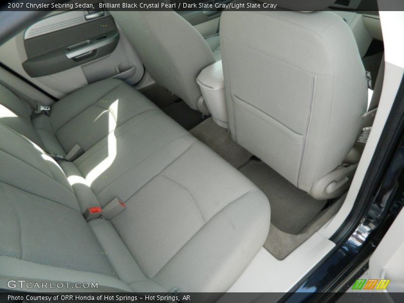 Brilliant Black Crystal Pearl / Dark Slate Gray/Light Slate Gray 2007 Chrysler Sebring Sedan