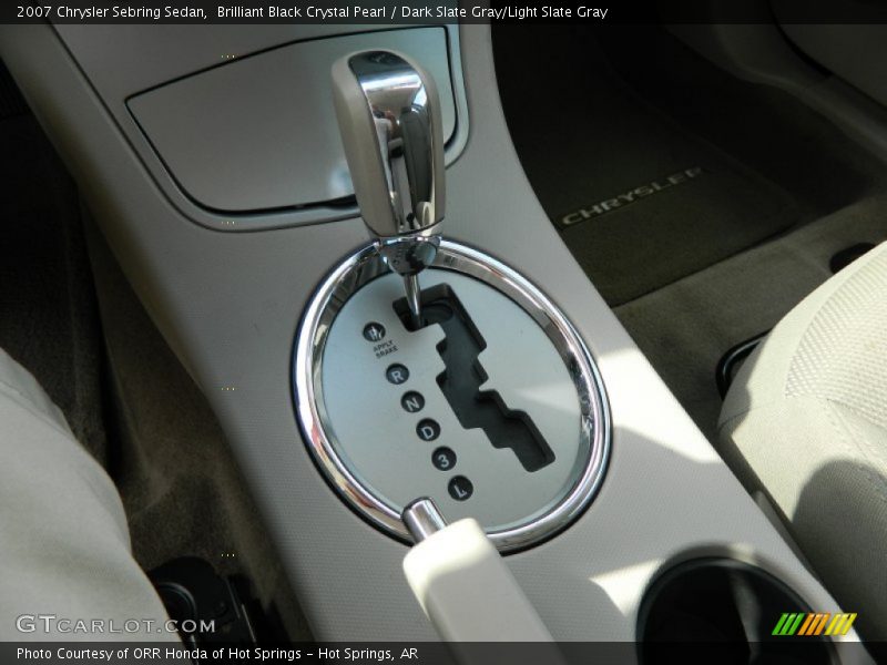 Brilliant Black Crystal Pearl / Dark Slate Gray/Light Slate Gray 2007 Chrysler Sebring Sedan