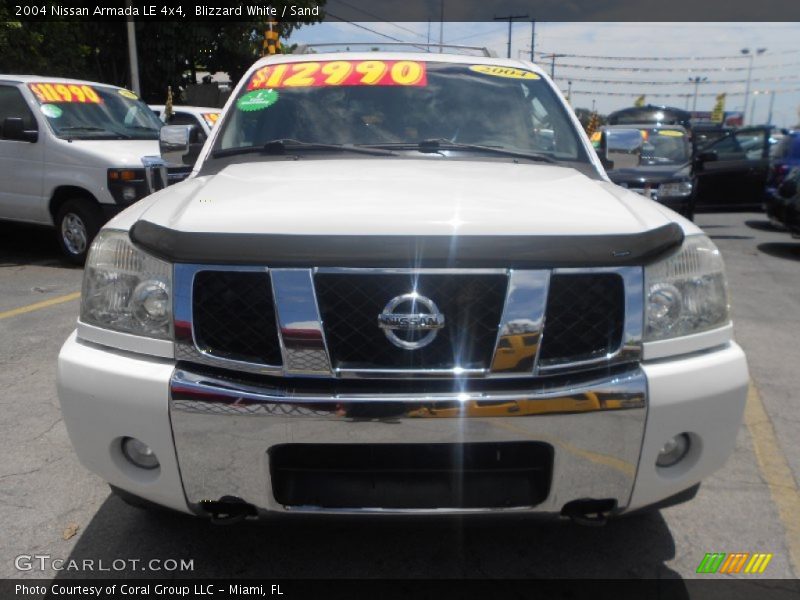 Blizzard White / Sand 2004 Nissan Armada LE 4x4