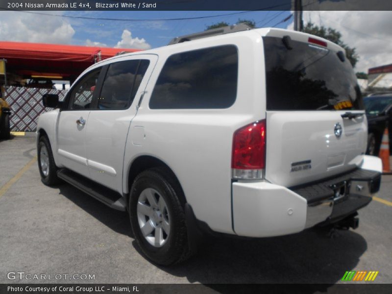 Blizzard White / Sand 2004 Nissan Armada LE 4x4