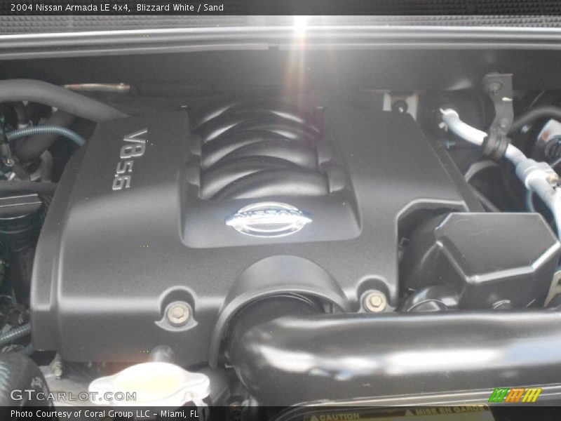 Blizzard White / Sand 2004 Nissan Armada LE 4x4