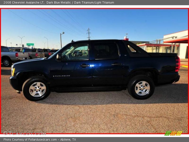 Dark Blue Metallic / Dark Titanium/Light Titanium 2008 Chevrolet Avalanche LT