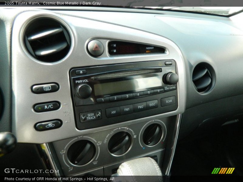 Cosmic Blue Metallic / Dark Gray 2005 Toyota Matrix