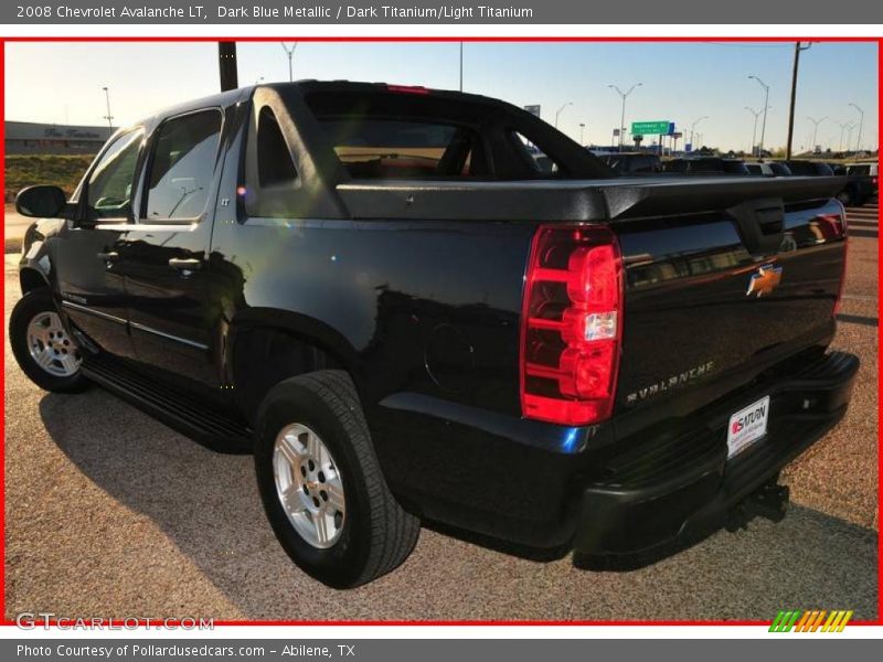 Dark Blue Metallic / Dark Titanium/Light Titanium 2008 Chevrolet Avalanche LT