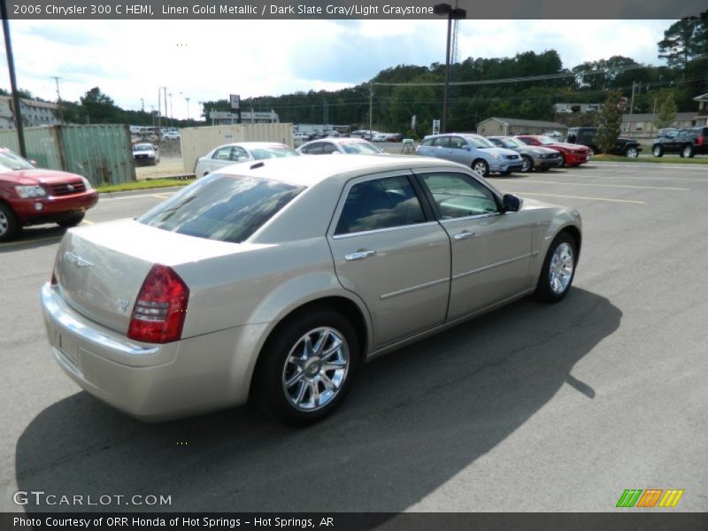 Linen Gold Metallic / Dark Slate Gray/Light Graystone 2006 Chrysler 300 C HEMI