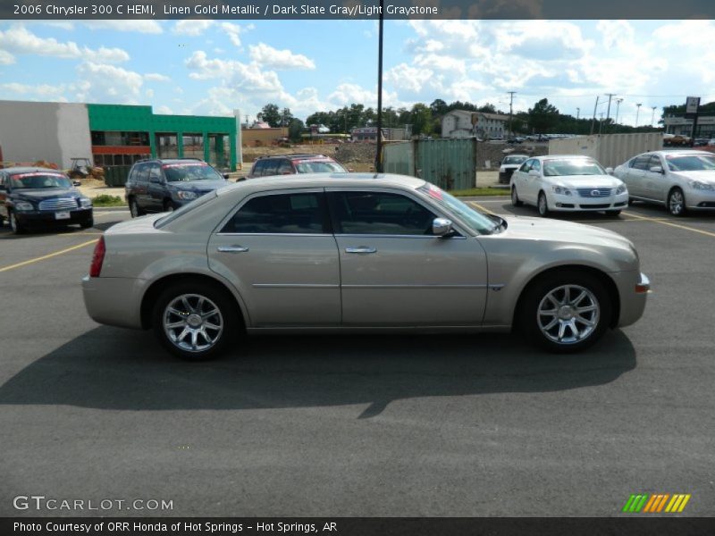 Linen Gold Metallic / Dark Slate Gray/Light Graystone 2006 Chrysler 300 C HEMI
