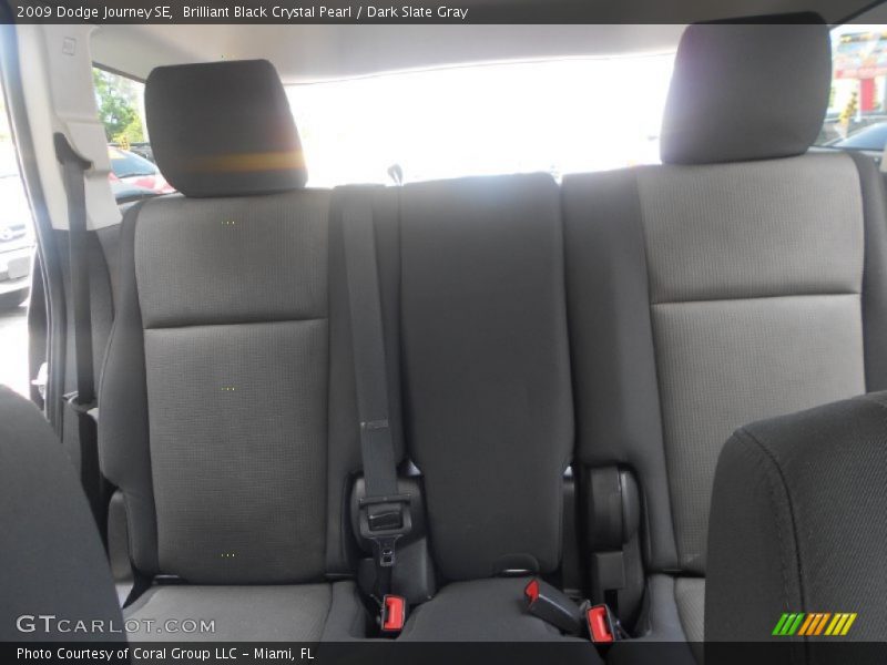 Brilliant Black Crystal Pearl / Dark Slate Gray 2009 Dodge Journey SE