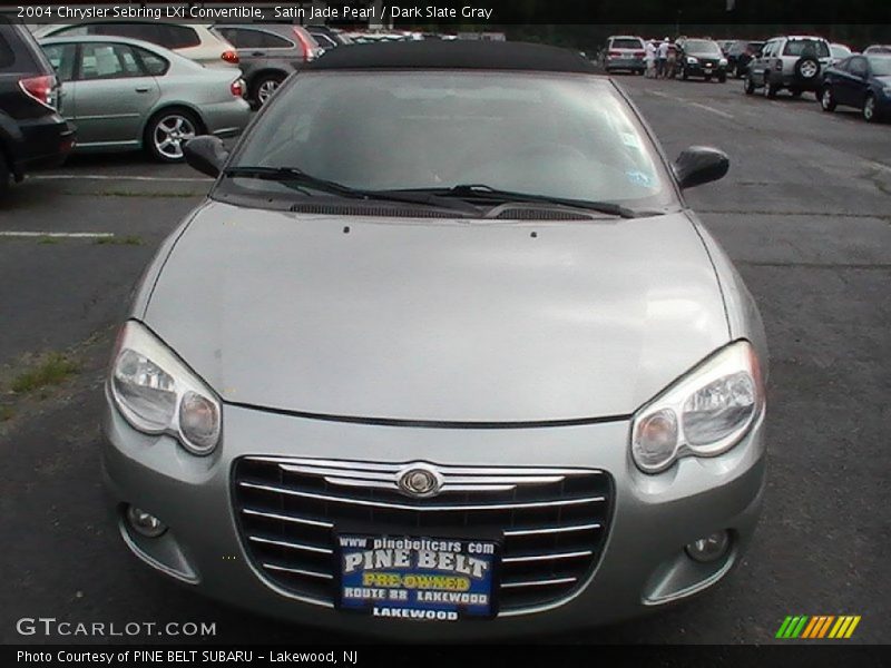 Satin Jade Pearl / Dark Slate Gray 2004 Chrysler Sebring LXi Convertible