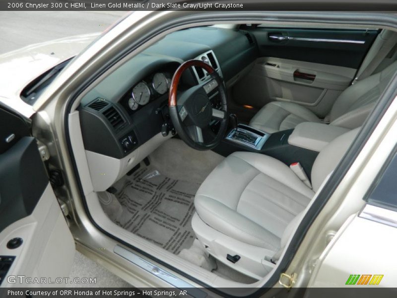Linen Gold Metallic / Dark Slate Gray/Light Graystone 2006 Chrysler 300 C HEMI