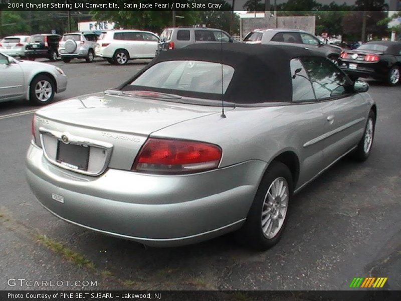 Satin Jade Pearl / Dark Slate Gray 2004 Chrysler Sebring LXi Convertible