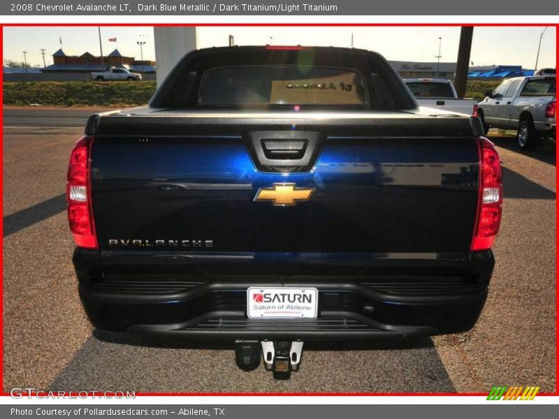 Dark Blue Metallic / Dark Titanium/Light Titanium 2008 Chevrolet Avalanche LT