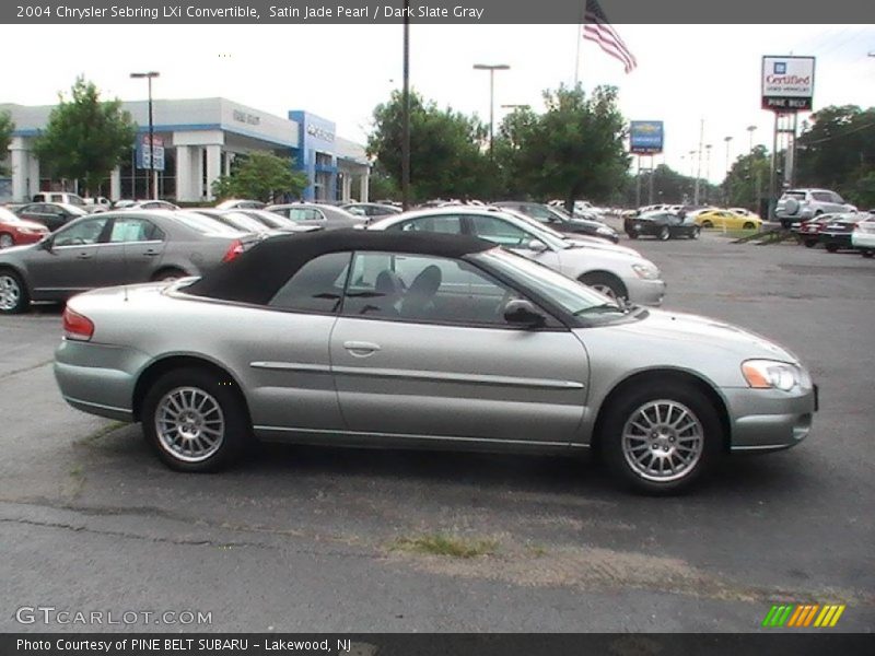 Satin Jade Pearl / Dark Slate Gray 2004 Chrysler Sebring LXi Convertible