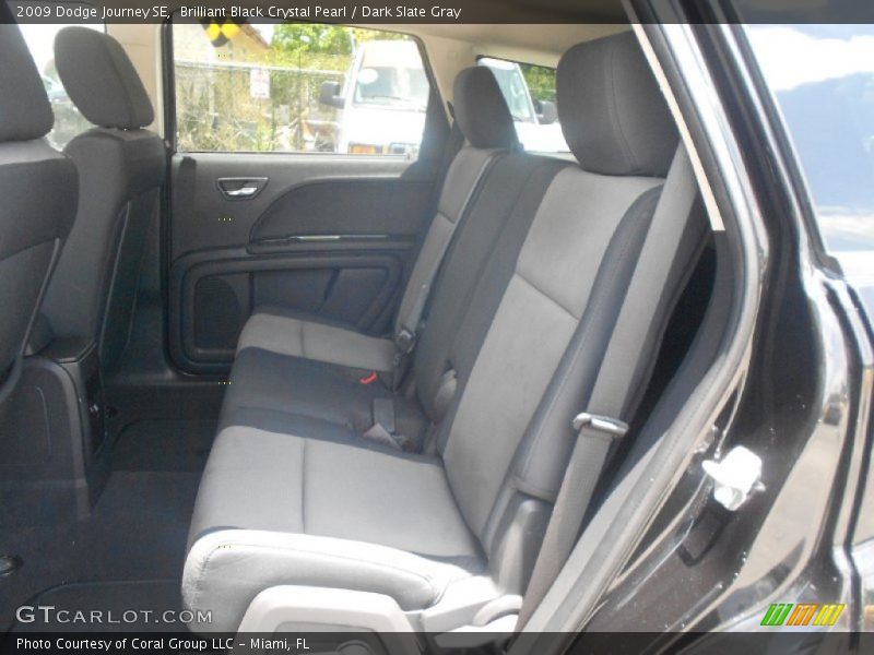 Brilliant Black Crystal Pearl / Dark Slate Gray 2009 Dodge Journey SE