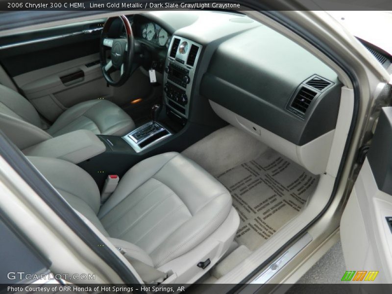 Linen Gold Metallic / Dark Slate Gray/Light Graystone 2006 Chrysler 300 C HEMI