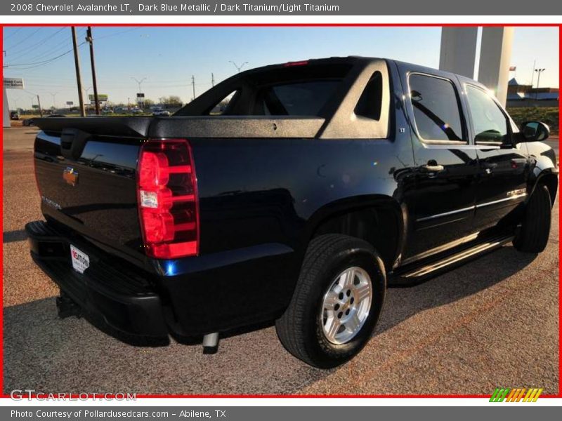 Dark Blue Metallic / Dark Titanium/Light Titanium 2008 Chevrolet Avalanche LT