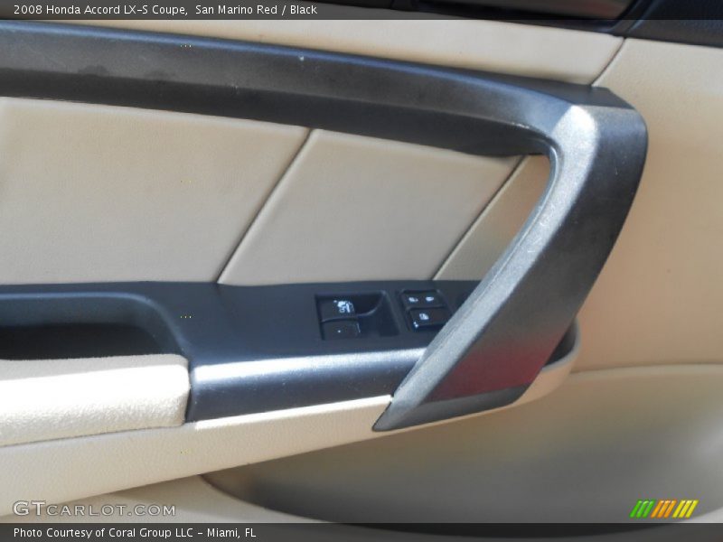 San Marino Red / Black 2008 Honda Accord LX-S Coupe