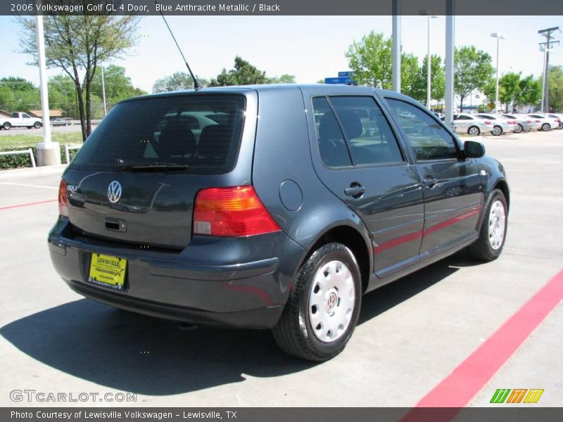 Blue Anthracite Metallic / Black 2006 Volkswagen Golf GL 4 Door