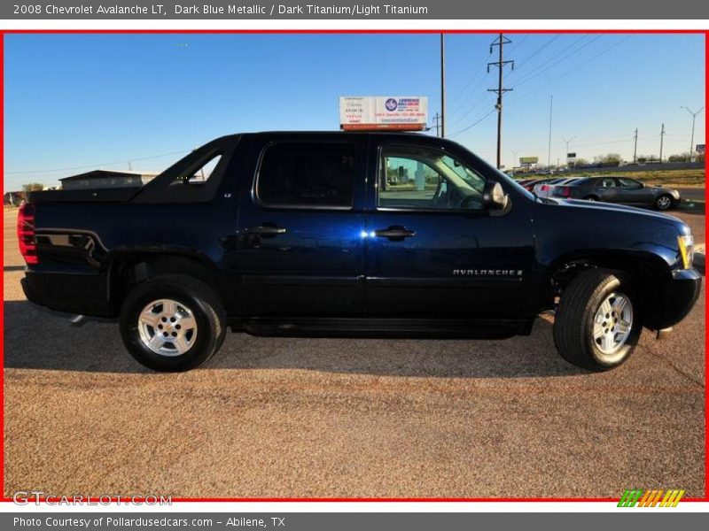 Dark Blue Metallic / Dark Titanium/Light Titanium 2008 Chevrolet Avalanche LT