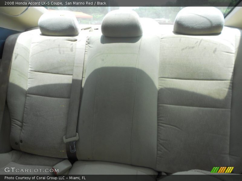 San Marino Red / Black 2008 Honda Accord LX-S Coupe