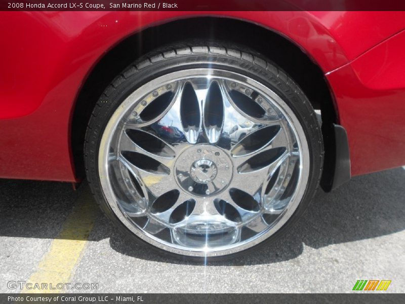 San Marino Red / Black 2008 Honda Accord LX-S Coupe