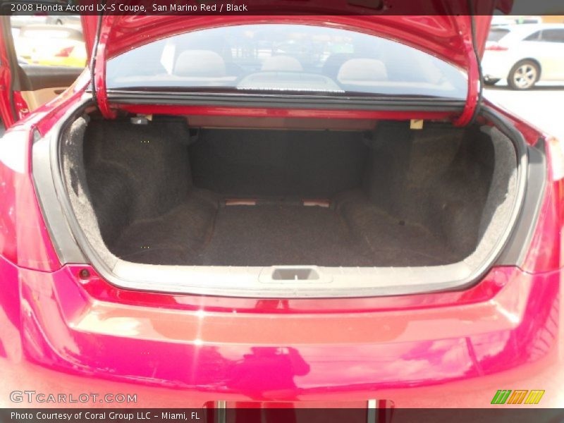 San Marino Red / Black 2008 Honda Accord LX-S Coupe