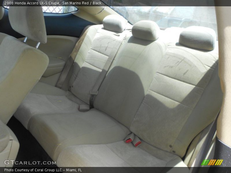 San Marino Red / Black 2008 Honda Accord LX-S Coupe