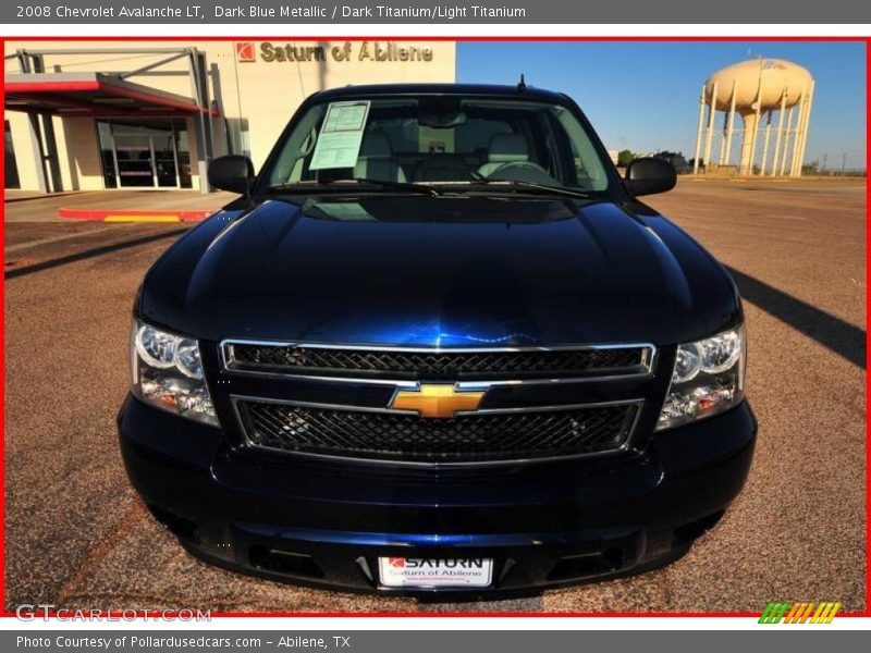 Dark Blue Metallic / Dark Titanium/Light Titanium 2008 Chevrolet Avalanche LT