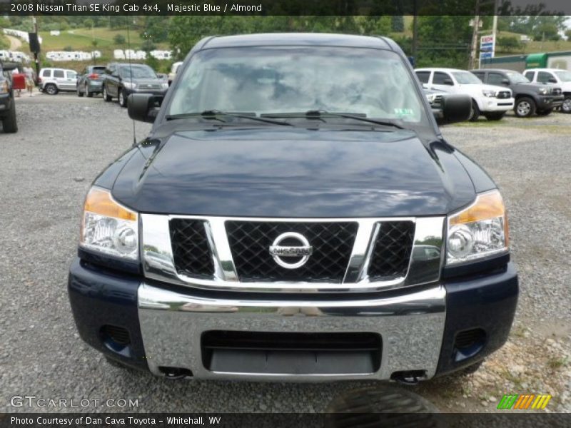 Majestic Blue / Almond 2008 Nissan Titan SE King Cab 4x4