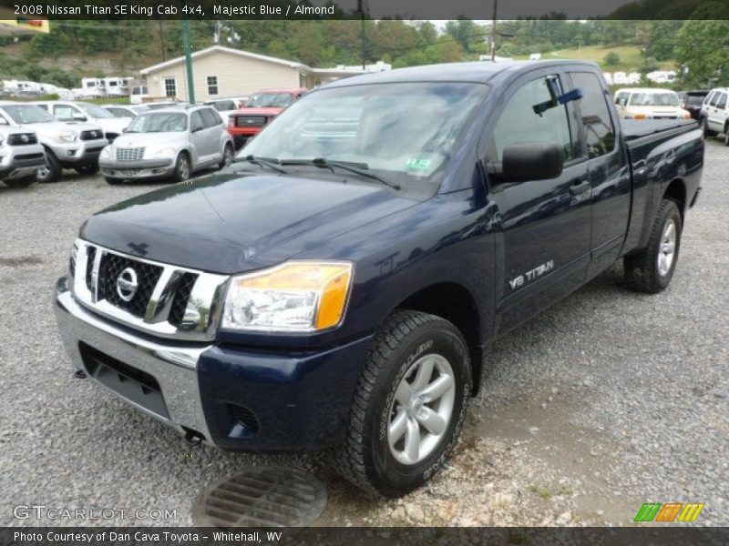 Majestic Blue / Almond 2008 Nissan Titan SE King Cab 4x4