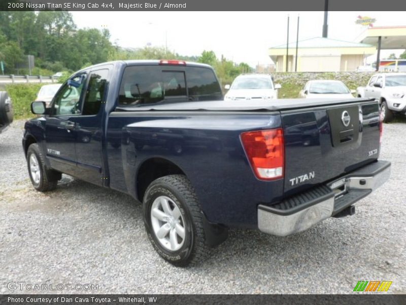 Majestic Blue / Almond 2008 Nissan Titan SE King Cab 4x4