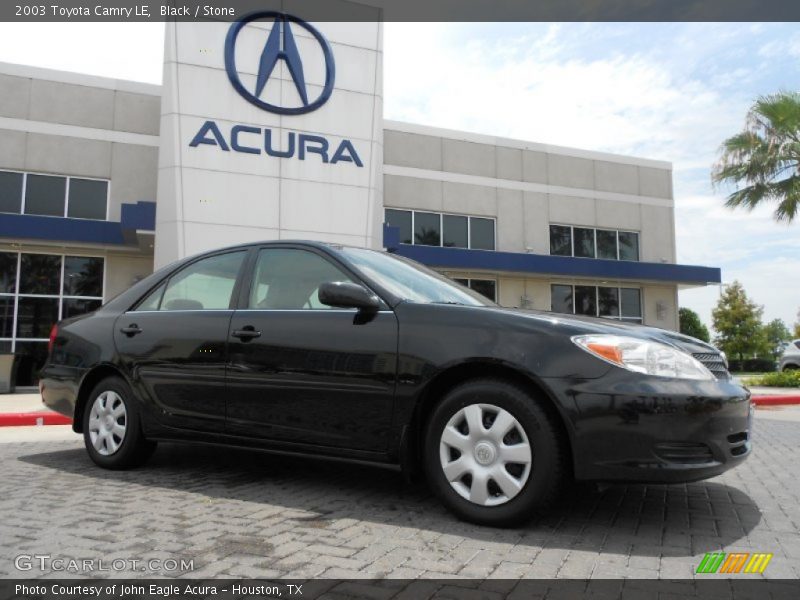 Black / Stone 2003 Toyota Camry LE