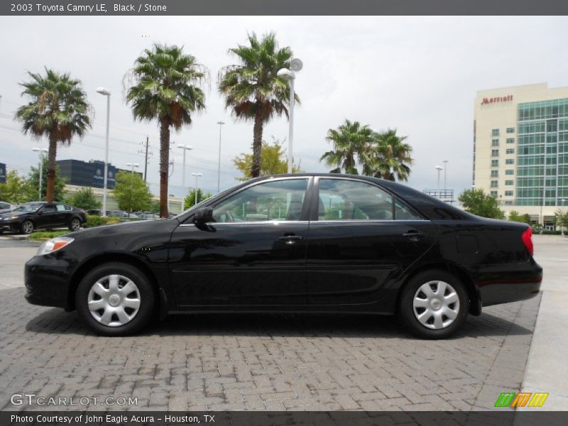 Black / Stone 2003 Toyota Camry LE